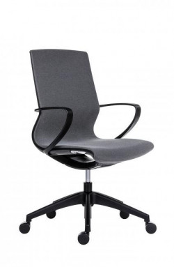 Kancelárska stolička Vision, tmavosivá/čierna