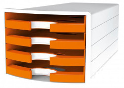 Zásuvkový box IMPULS otvorený oranžový