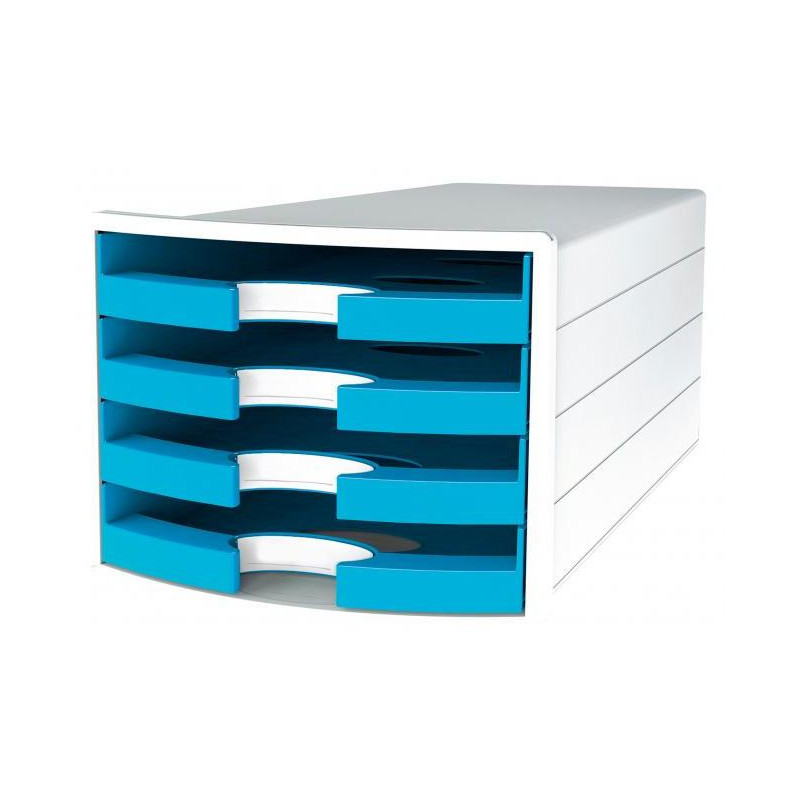 Zásuvkový box IMPULS otvorený svetlomodrý