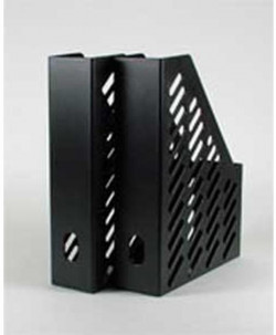 Stojan na časopisy KLASSIK čierny 2ks