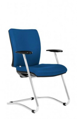 Konferenčná stolička Gala modrá D4
