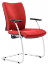 Konferenčná stolička Gala červená D3