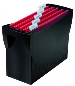 Prenosný box na závesné obaly HAN SWING bez veka čierny