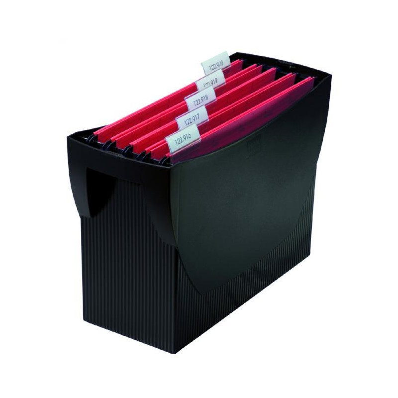 Prenosný box na závesné obaly HAN SWING bez veka čierny