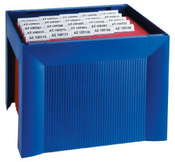 Zásobník na závesné obaly HAN KARAT modrý