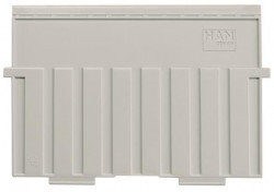 Plastové oddeľovače A5 do kartotéky HAN 955 sivé 5ks