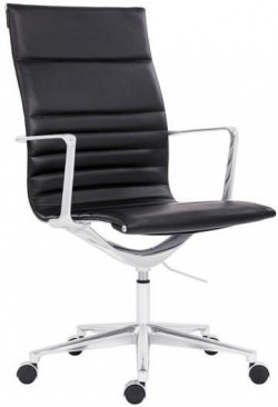 Kancelárske kreslo Sophia Executive, kožené čierne P03