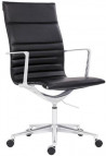 Kancelárske kreslo Sophia Executive, kožené čierne P03
