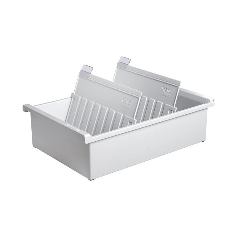 Stolová kartotéka A5 HAN otvorená 955/0 sivá