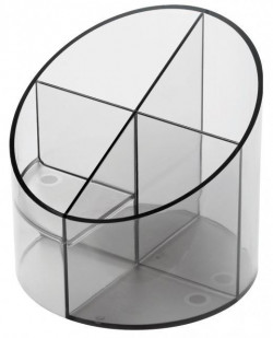 Stojan na perá Economy priehľadný dymový