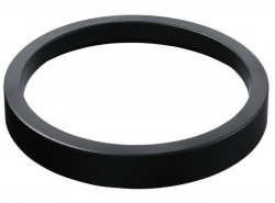 Obruč na plastový kôš Helit Linear čierna