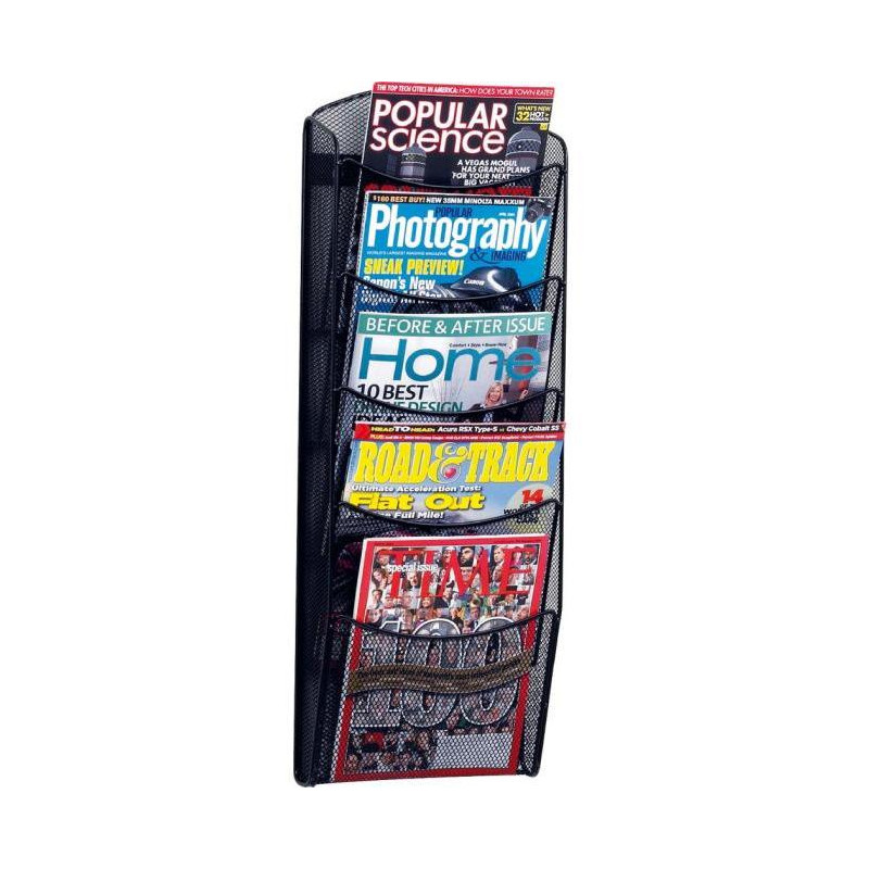 Prezentačný stojan Helit 5xA4 čierny