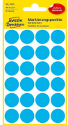 Etikety kruhové 18mm Avery modré
