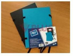 Spisové dosky A5 HIT OFFICE jednostranne lakované čierne/modré