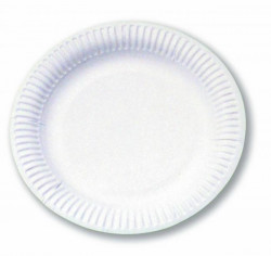 Papierový tanier plytký 15cm 100ks