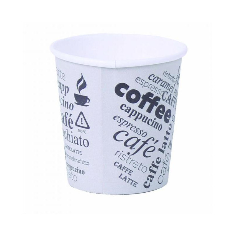 Papierový pohár 100ml Coffee to go s motívom 50ks