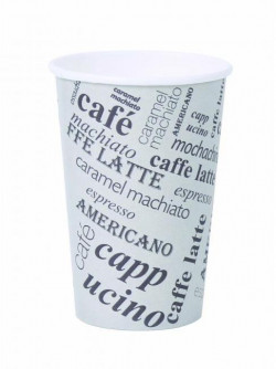 Papierový pohár 300ml Coffee to go s motívom 50ks