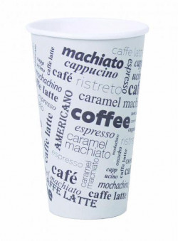 Papierový pohár 400ml Coffee to go s motívom 50ks