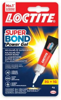 Sekundové lepidlo Loctite Super Bond Power Gel 4 g