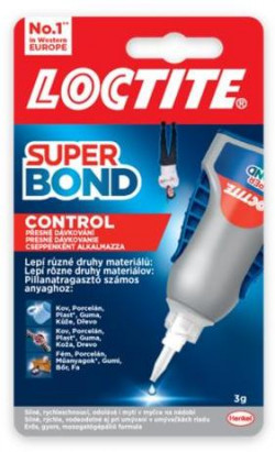 Sekundové lepidlo Loctite Super Bond Control 3 g
