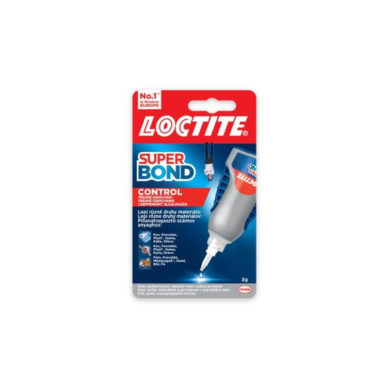 Sekundové lepidlo Loctite Super Bond Control 3 g