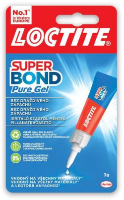 Sekundové lepidlo Loctite Super Bond Pure Gel 3g