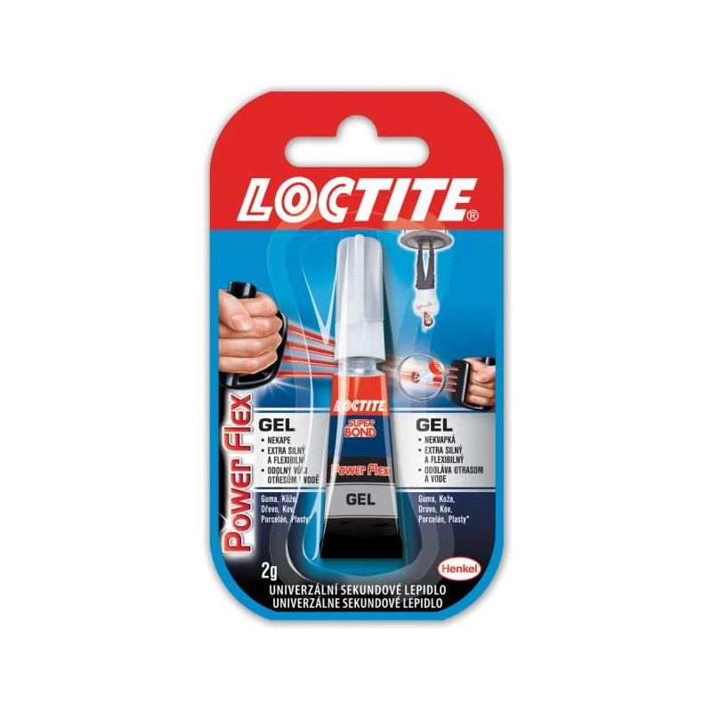 Sekundové lepidlo Loctite Super Bond Power Flex Gel 2g