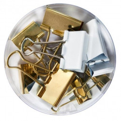 Klipy na dokumenty Herlitz Pure Glam 12ks mix veľkostí a farieb