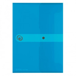 Plastový obal A4 s cvočkom Herlitz Easy Orga priehľadný modrý
