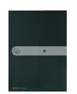 Plastový obal A4 s cvočkom Herlitz Easy Orga čierny