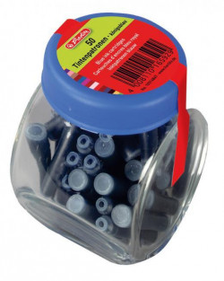 Bombičky Herlitz modré v dóze 50ks