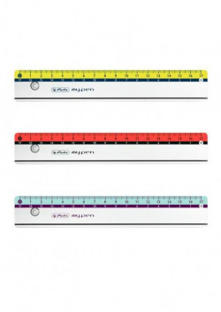 Pravítko Herlitz my.pen 17cm plastové mix farieb