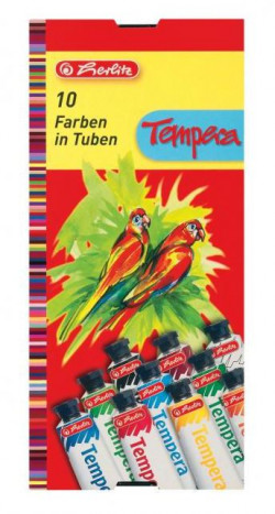 Temperové farby Herlitz 16ml 10 farieb