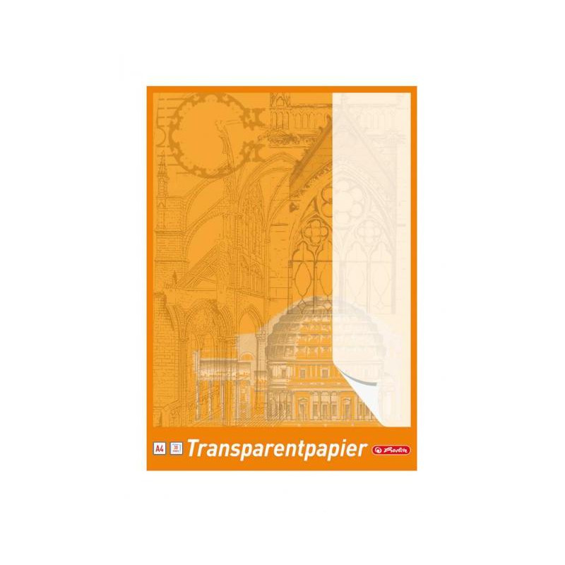 Pauzovací papier Herlitz, A4, 30 listov, 65g