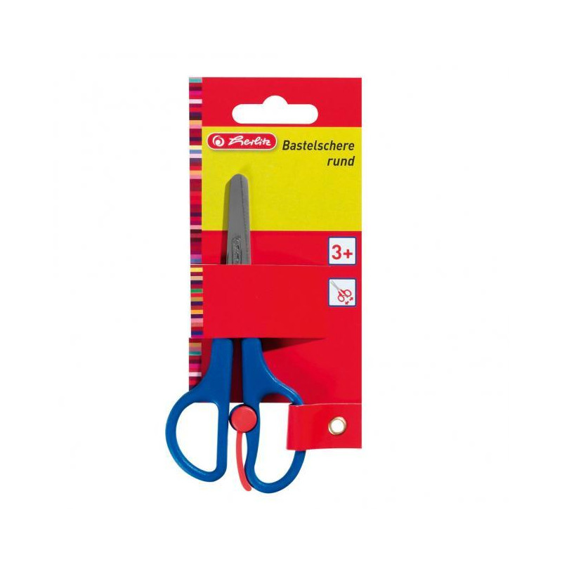 Nožnice Herlitz stredné guľaté 13cm mix farieb