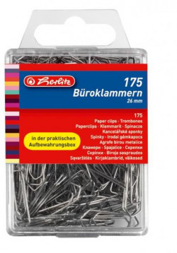 Spisové spony Herlitz 26mm 175ks