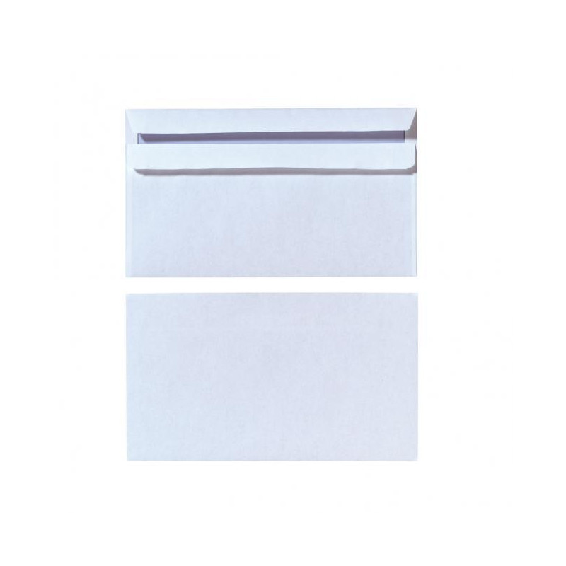 Poštové obálky DL Herlitz samolepiace s vnútornou potlačou, biele, 100 ks