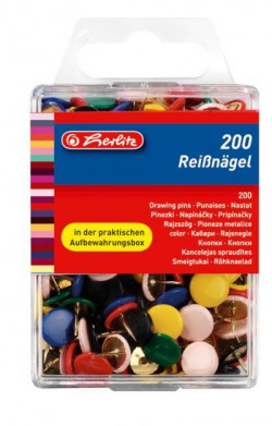 Pripináčiky farebné Herlitz 200ks