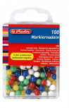 Napichovacie špendlíky Herlitz mix farieb 100ks