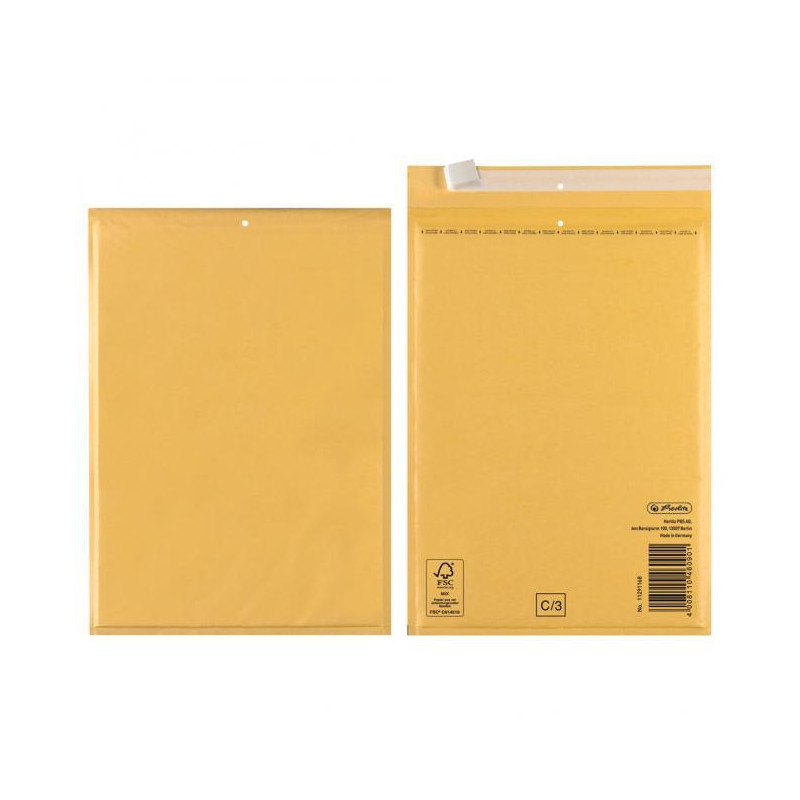 Bublinkové obálky C Herlitz 17x22cm, 10 ks