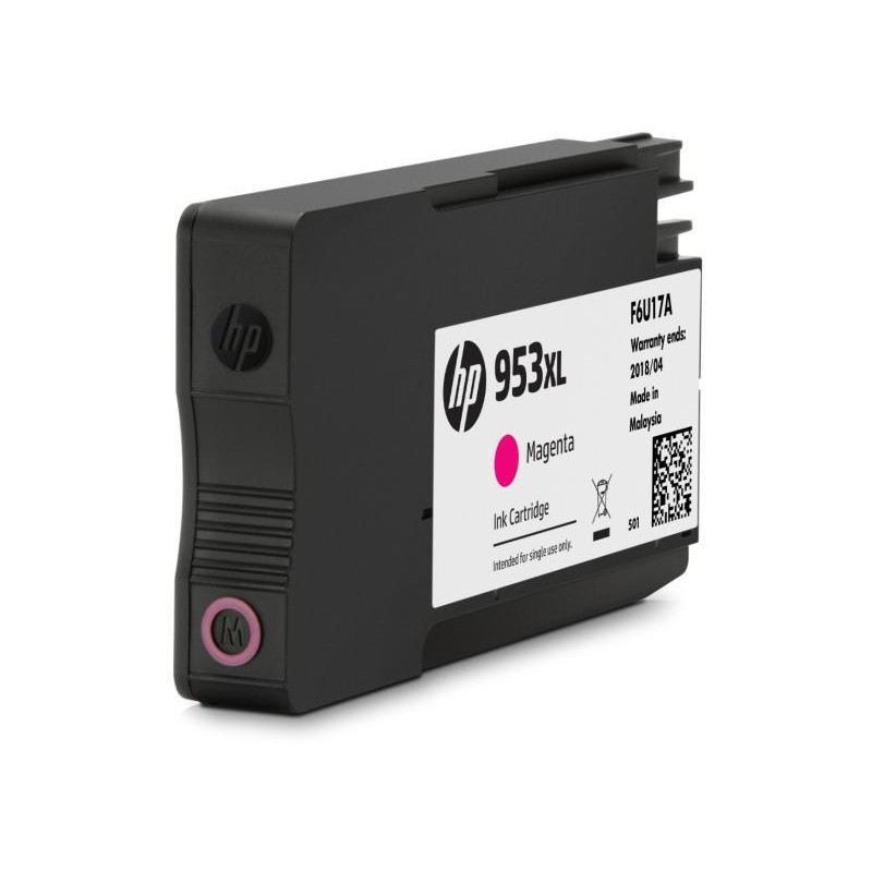 Atramentová náplň HP F6U17AE HP 953XL pre OfficeJet Pro 7740/8210/8710/8720 magenta XL (1.600 str.)