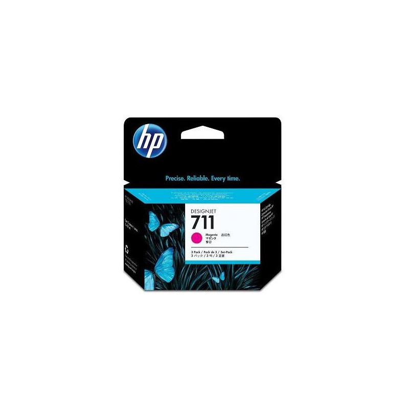 Atramentová náplň HP CZ135A HP 711 pre DesignJet T120/T520/T130/T530 magenta (3x29 ml)