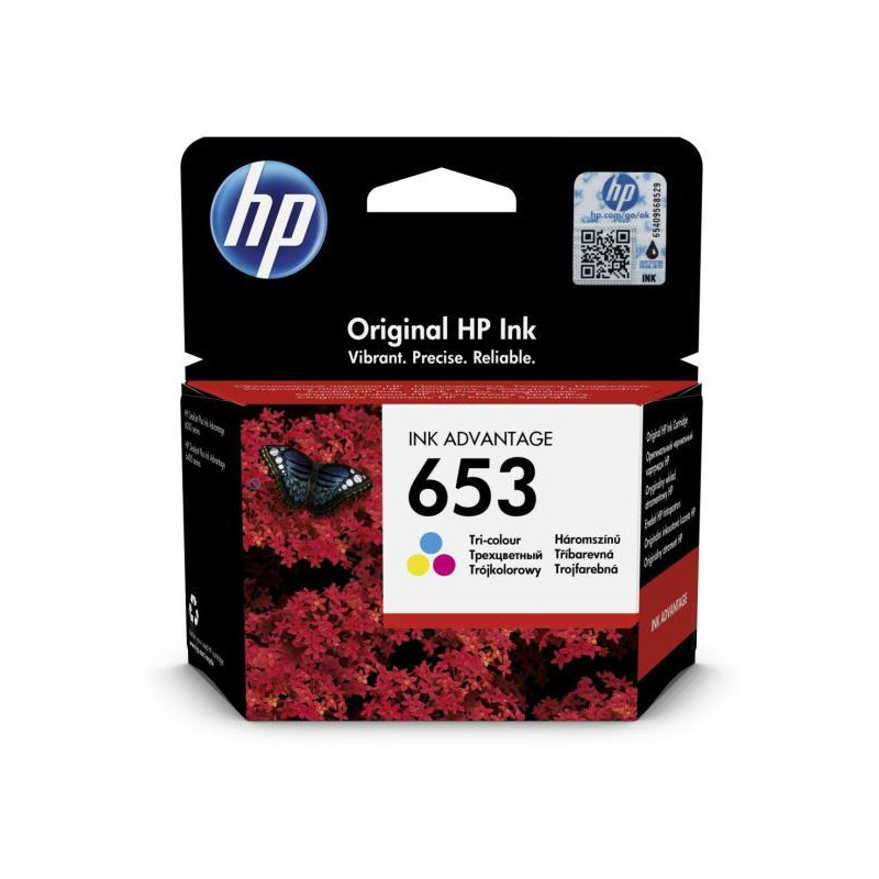 Atramentová náplň HP 3YM74AE HP 653 pre DeskJet Plus Ink Advantage 6075/6475 color (200 str.)