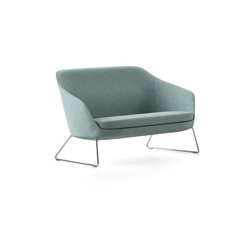 Dvojkreslo Rona, š. 147 cm, modrá Bomaby 57