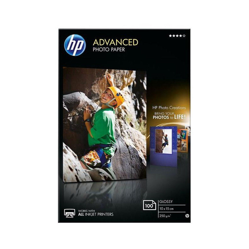 Paper HP Q8692A Advanced Photo glossy, 250g, 10x15