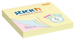 Samolepiaci bloček, Alternate mix pastel, 76x76 mm