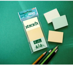 Samolepiaci bloček, 38x51 mm, mix pastelových farieb, 3x100 lístkov