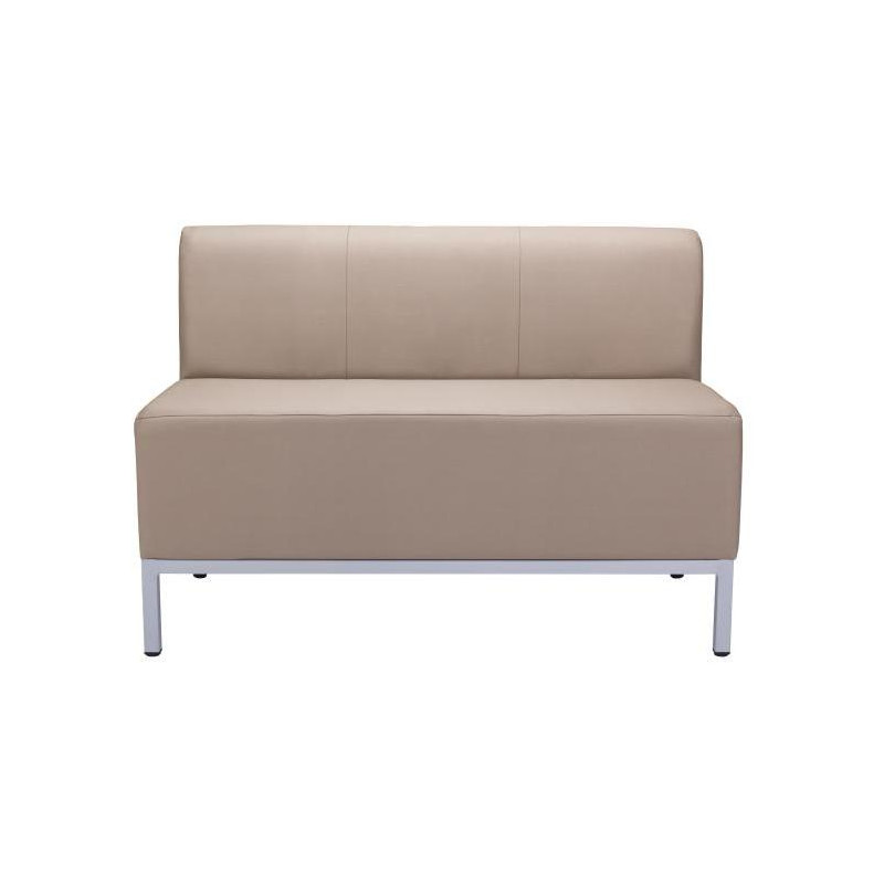 Dvojkreslo Steve, celočalúnené, š. 118 cm, zdravotnícka ekokoža 096