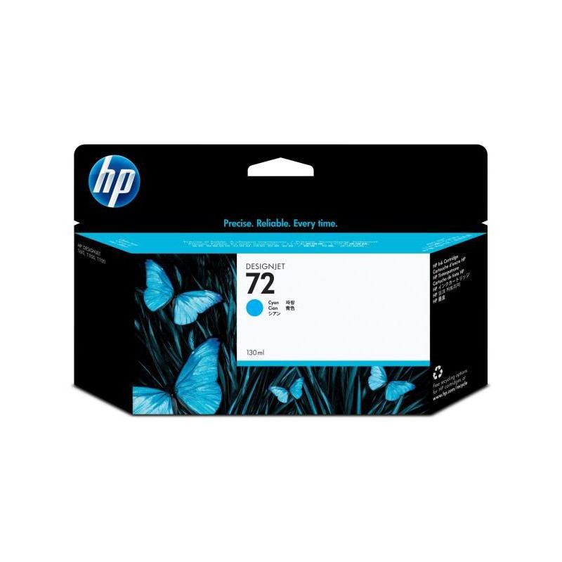 Atramentová náplň HP C9371A HP 72 pre DesignJet T610/T620/T790/T770 cyan (130 ml)