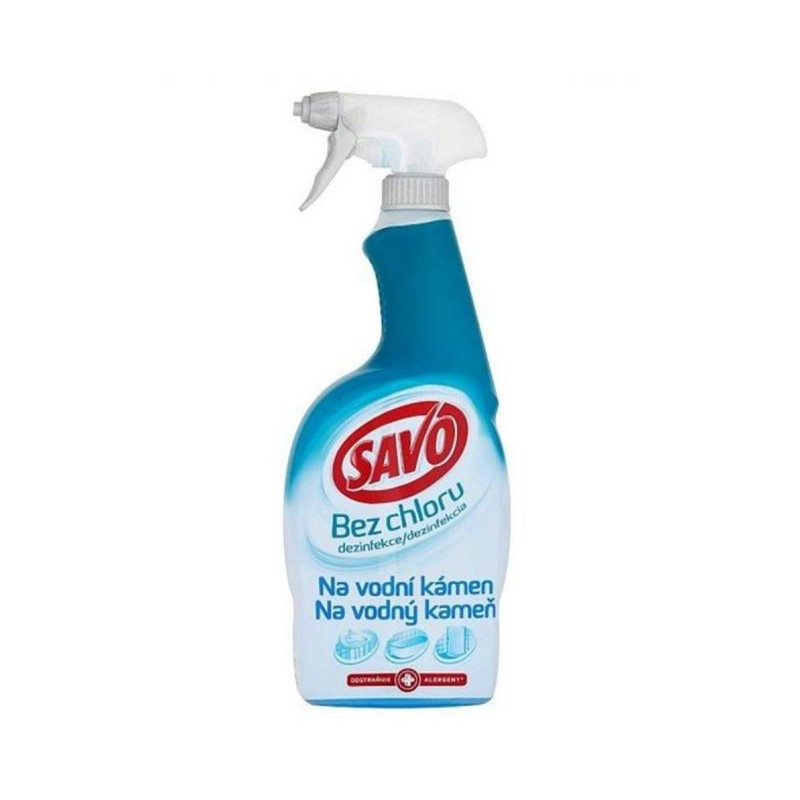 Savo sprej bez chlóru na vodný kameň s rozprašovačom 700 ml